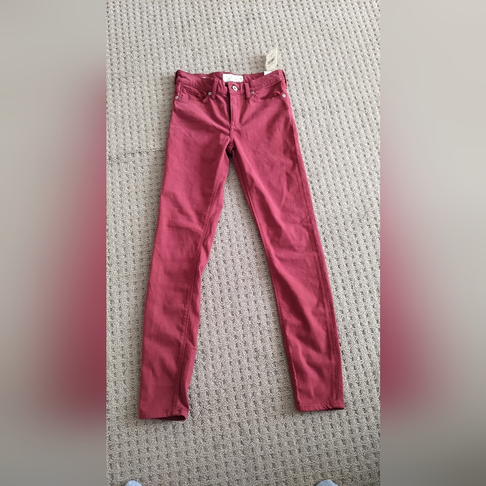 Lucky burgundy jeans
